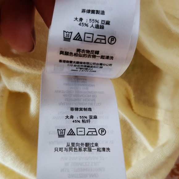 LRL Black Label Linen Blend Tunic Size XL - Picture 13 of 15